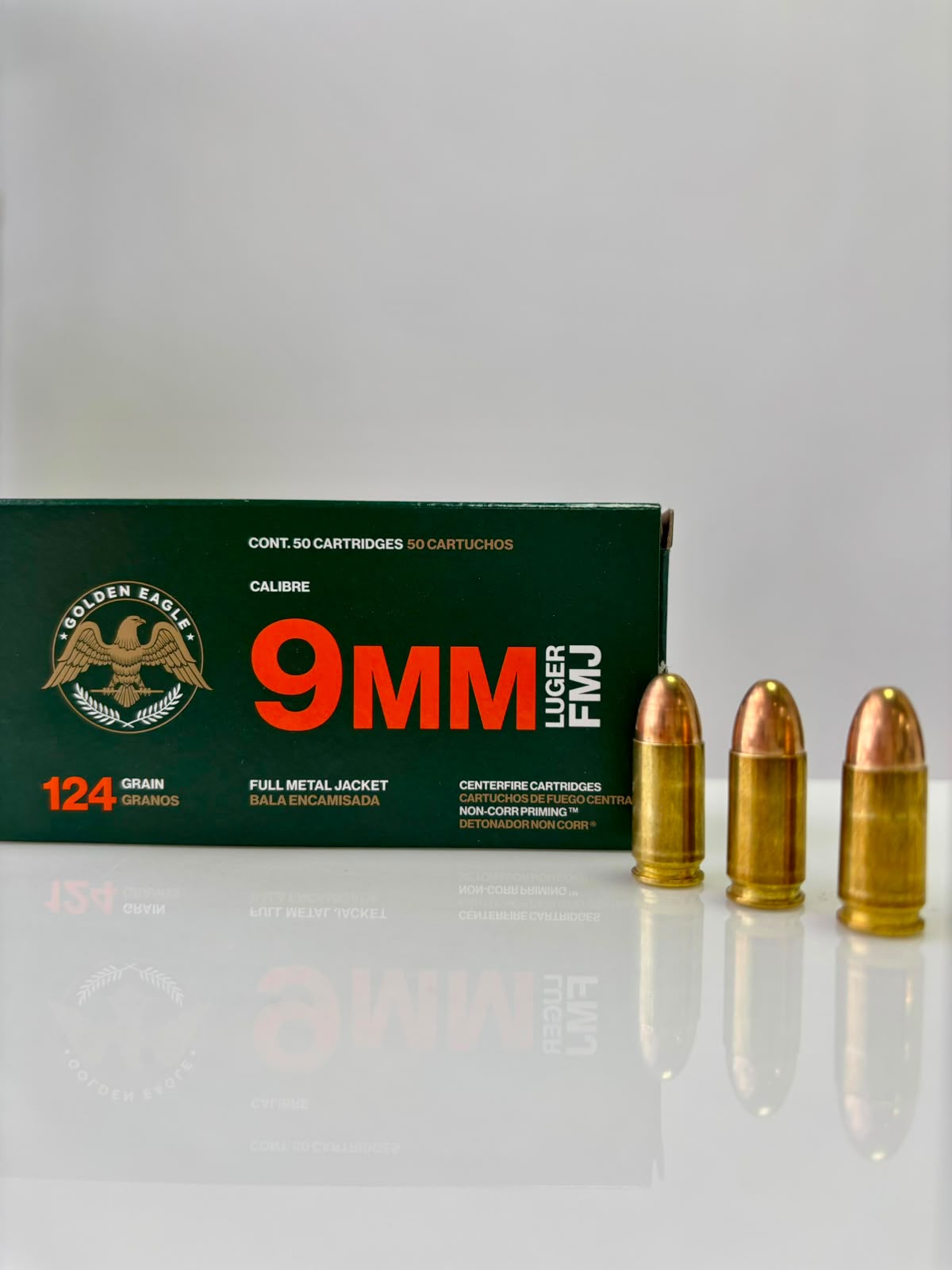 Cartuchos 9mm FMJ